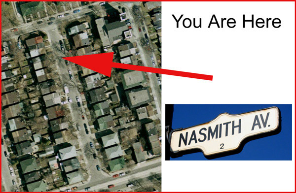 You are here - Nasmith Avenue